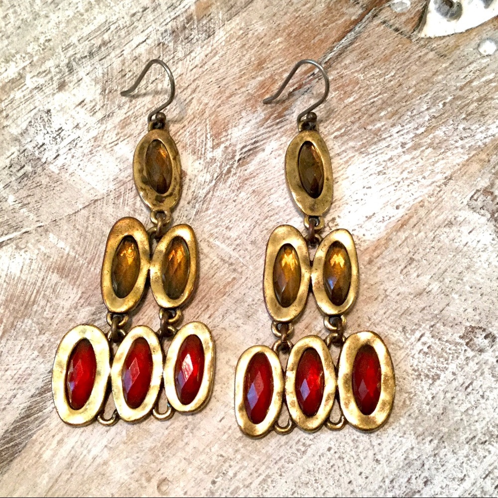NORDSTROMS GOLD PLATED OVER BRASS EARRINGS